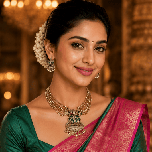 Antique-style necklace set